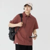 Kunhai Pengyun Summer short-sleeved polo shirt for men, loose lapel for men, leading T-shirt in solid color, high-end business men's wear Specification image